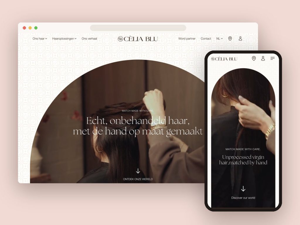 Website Cèlia Blu
