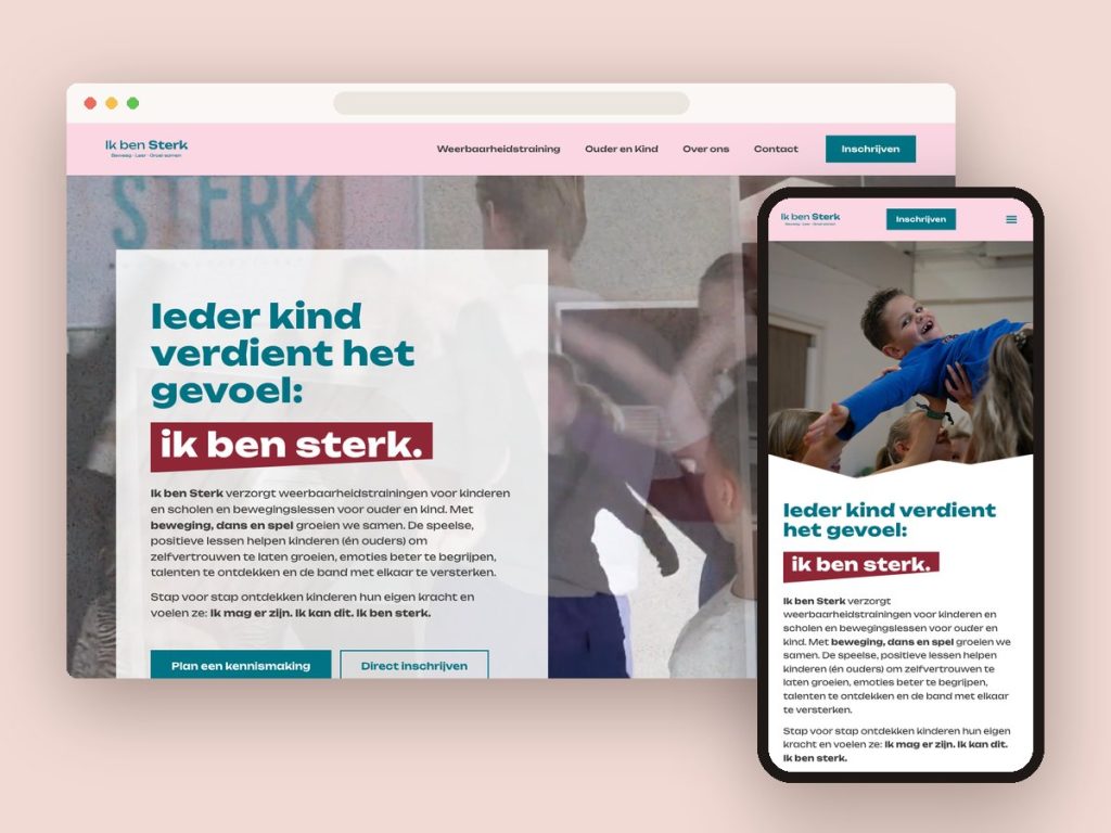 Website Ik ben Sterk